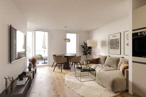 Penthouse Neubau Erstbezug:  Exklusives Leben über den Dächern Bremens, 2 Zimmer,in Haus B – Die vollständige Adresse der Immobilie erhältst du vom Anbieter., 28207 Hastedt, Bremen – Vorschaubild 2