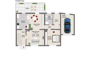 Attraktives Ein-bis Zweifamilienhaus mit PV-Anlage, Garage und Carport  – Die vollständige Adresse der Immobilie erhältst du vom Anbieter., 66571 Eppelborn – Vorschaubild 22