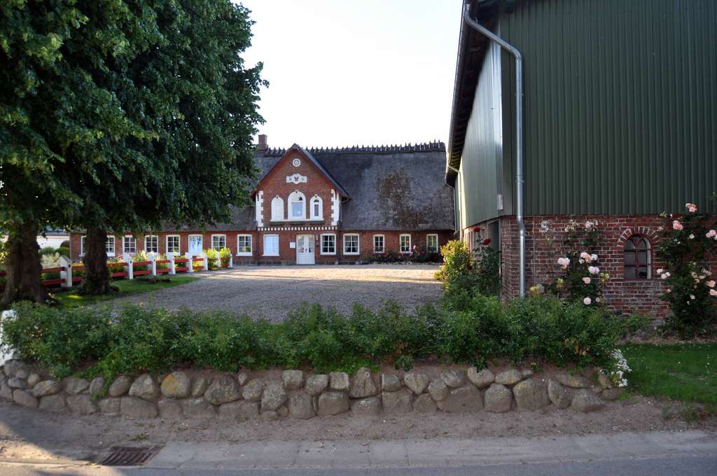 Immobilie in Hürup - Bauernhaus unter Reet mit Außensalzwasserpool, Sauna und Garten - Bild 1