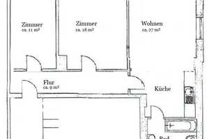 Frisch sanierte helle 3 Raumwohnung + Badewanne – Kaiserstraße 37, 8209 Vogtlandkreis – Vorschaubild 11
