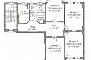 Sanierte 4-Zimmer-Altbauwohnung mit Traumgarten & Zugang zu den Ceciliengärten – Sponholzstraße 40, 12159 Schöneberg, Berlin – Vorschaubild 24