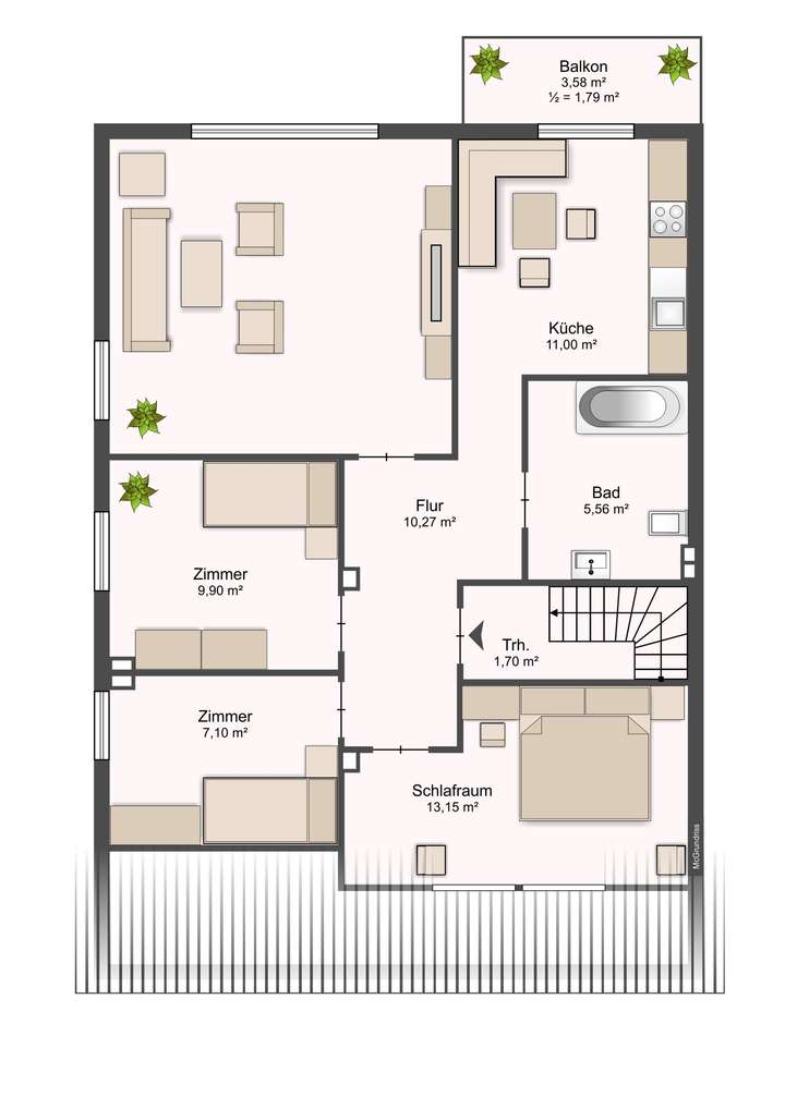 Grundriss DG 