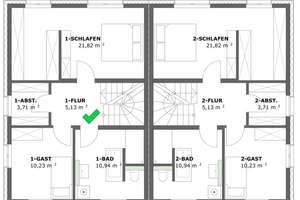 DHH SÜD-WEST Ausr.!  mit riesigem Grundstück links in gewachsenem Gebiet – Die vollständige Adresse der Immobilie erhältst du vom Anbieter., 64347 Griesheim – Vorschaubild 5