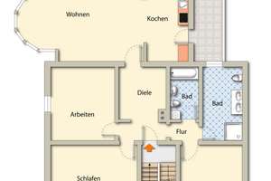 GROSSZÜGIGE OG-WOHNUNG -  4 Zi mit BALKON - 2 BÄDER - ca. 133 m² Wfl. - GRÜNE LAGE - PERSEBECK – Wiethagenweg  48, 44227 Persebeck-Kruckel-Schnee, Dortmund – Vorschaubild 28