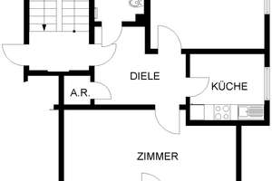 Komplett modernisierte 2 1/2 Zimmer Wohnung mit Balkon in Tücking – Höxterstr. 13, 58135 Haspe-Ost, Hagen – Vorschaubild 2