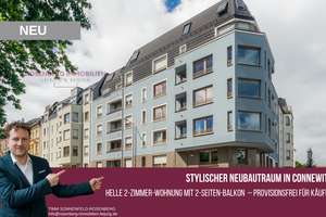Provisionsfreier Neubautraum! Stylische 2-Zimmer-Oase mit 2-Seiten-Balkon in Leipzig / Connewitz