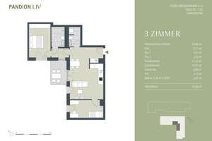 Im begehrten Stuttgarter Westen: Neubau-Wohnung zum Kauf mit 3 Zimmer und Balkon und EH40+QNG – Rosenbergstraße 27a, 70176 Rosenberg, Stuttgart – Vorschaubild 11