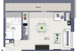 Studentenwohnung im Dachgeschoss -  Neubau – Voltmannstr. 159, 33613 Schildesche, Bielefeld – Vorschaubild 15