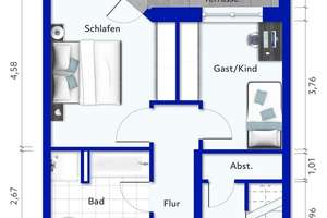 Großzügige Maisonette-Gartenwohnung im beliebten Hochschulviertel! – Die vollständige Adresse der Immobilie erhältst du vom Anbieter., 58097 Hochschulviertel, Hagen – Vorschaubild 7