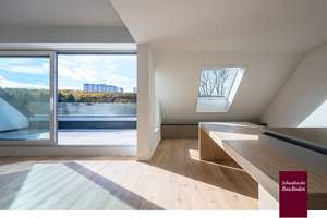 Schönberg: Exklusive 5-Zi.-Maisonette mit Dachterrasse, EBK mit Kochinsel & Parkett +++ – Parasolstraße 29, 70599 Schönberg, Stuttgart – Vorschaubild 6