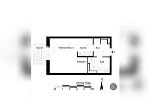 Tauschwohnung: Helle 1 Zimmerwohnung in Kaulsdorf. Gegen 2 Zi. bis 50m2