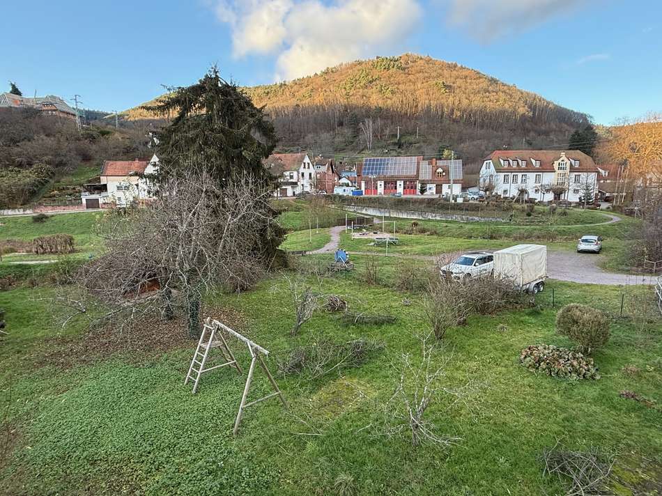 Aussicht vom Balkon
