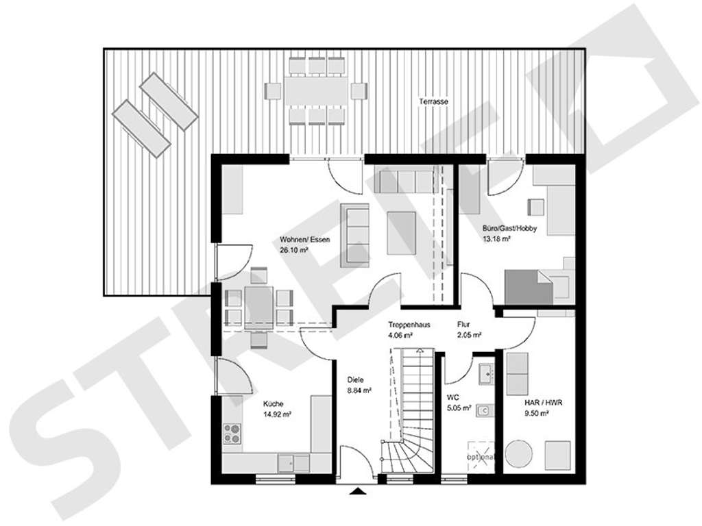 Immobilie in Unterdießen - Eigenheim statt Miete! STREIF-Effizienzhaus in Top-Qualität inkl. GRUNDSTÜCK !!! - Bild 3