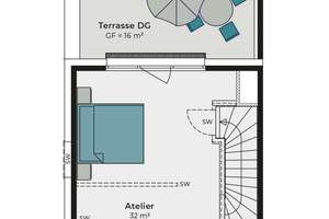 Energy-efficient family dream home with roof terrace - visit our show house now! – Zur Spiegelglasfabrik 5, 40880 West, Ratingen – Vorschaubild 21