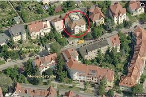 Helle, ruhige und sanierte Zweizimmerwohnung mit Loggia und Einbauküche in der Brühler Vorstadt