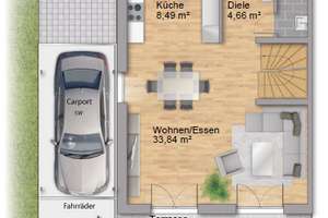 *KfW-55** Moderne DHH mit Garten, PKW-Stellplätzen und Keller – Goldbornstraße 23, 65439 Flörsheim am Main – Vorschaubild 4