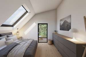 Neubautraum in Waldtrudering! 2,5-Zimmer-Dachterrassenwohnung in absolut ruhiger Lage  
