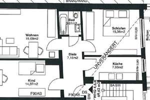 3-Raum-Whg mit Küche+Balkon (Südlage) +Stellplatz – Die vollständige Adresse der Immobilie erhältst du vom Anbieter., 40215 Friedrichstadt, Düsseldorf – Vorschaubild 27