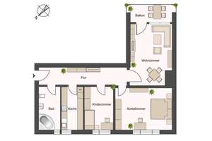 Urbane Wohlfühloase mit sonnigem Südbalkon & eigener Garage – Die vollständige Adresse der Immobilie erhältst du vom Anbieter., 70372 Seelberg, Stuttgart – Vorschaubild 16