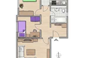 Alltagstaugliche 3-Zimmer-Wohnung mit Balkon in Stuttgart Ost – Hackstraße 79, 70190 Ostheim, Stuttgart – Vorschaubild 9