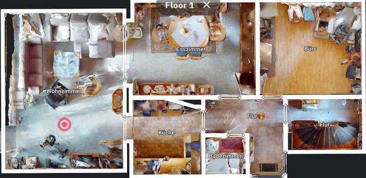 Grundriss 3D Erdgeschoss