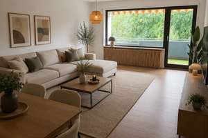 Zentral und ruhig gelegene 3 Zimmer Wohnung 2 Balkone