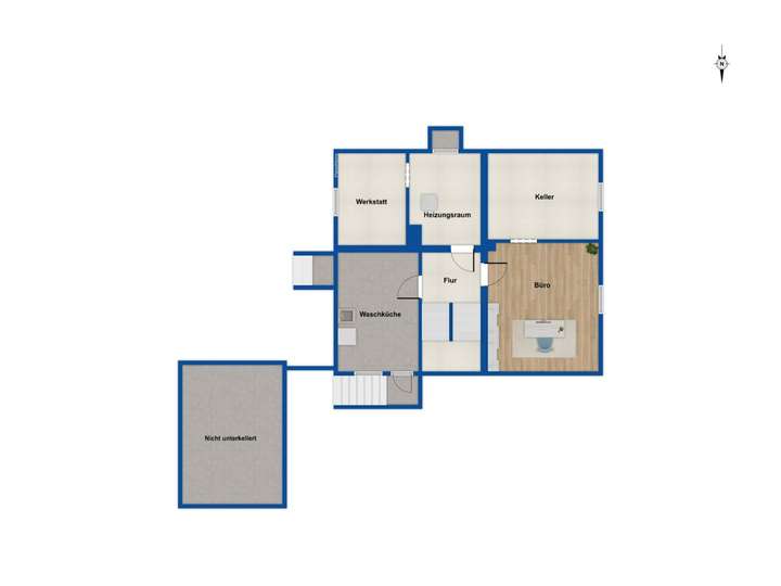 Grundriss Untergeschoss