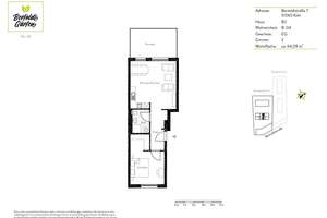 Bertoldi Gärten: Moderne einer 2-Zimmer-Wohnung – Bertoldistraße 7, 51065 Mülheim (Ortsteil), Köln – Vorschaubild 9
