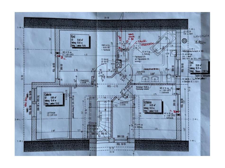 Grundriss Dachgeschoss