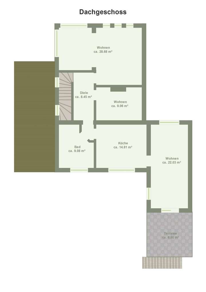 Grundriss Dachgeschoss