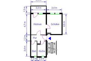 Wohnen in Stadtfeld Bad mit Wanne, Balkon vorhanden – Hans-Löscher-Str. 41, 39108 Magdeburg – Vorschaubild 3