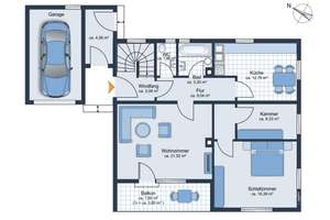 Großes Grundstück mit ca. 1.121 m² und Altbestand – Die vollständige Adresse der Immobilie erhältst du vom Anbieter., 85591 Vaterstetten – Vorschaubild 9
