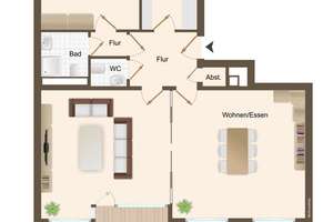Kernsanierte 3-Zimmer-Wohnung - Ruhige Wohnlage im grünen Hummelsbüttel – Die vollständige Adresse der Immobilie erhältst du vom Anbieter., 22339 Hummelsbüttel, Hamburg – Vorschaubild 10