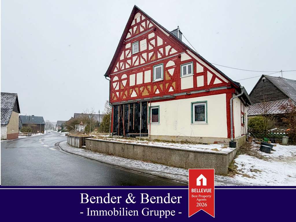 Immobilie in Hellenhahn-Schellenberg - Sanierungsbedürftiges Einfamilienhaus in schöner Ortslage nahe Rennerod! - Bild 0