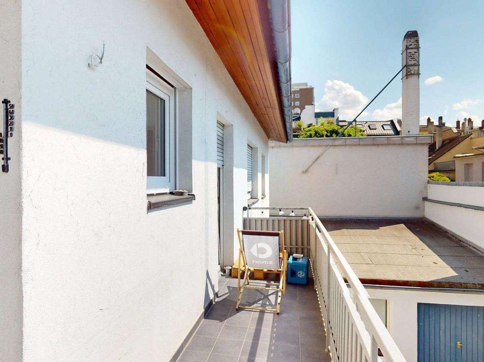 Hinterhaus OG li, Balkon