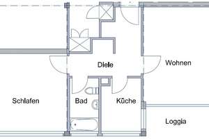 Charmante Wohnung mit Loggia – Wanheimer Straße 73, 47053 Hochfeld, Duisburg – Vorschaubild 9