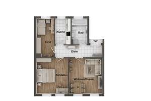 Attraktive 3-Zimmer-Wohnung in Gohlis mit Einbauküche und Gartennutzung – 4105 Zentrum-Nord, Leipzig – Vorschaubild 15