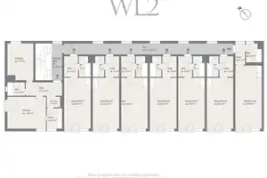 Aufgeteiltes Apartmenthaus! 24 Wohnungen, ideal für möblierte Vermietung! Leerstand 14 Wohnungen! – München – Vorschaubild 24