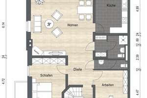 Einfamilienhaus im Stadtkern von Kaiserswerth mit Stellplatz – 40489 Kaiserswerth, Düsseldorf – Vorschaubild 15