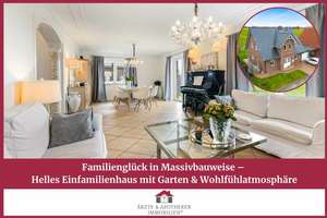 Familienglück in Massivbauweise – Helles Einfamilienhaus mit Garten & Wohlfühlatmosphäre