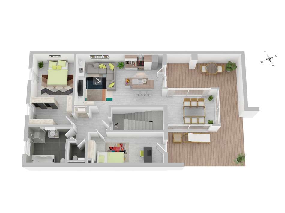 Grundriss 1 OG WE2