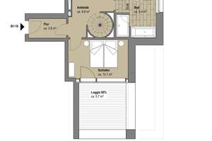 LIST-PELIKAN | Exklusive 3-Zi.-Maisonettewohnung (teilmöbliert) mit Terrasse, Loggia, Kamin und EBK – Günther-Wagner-Allee  45, 30177 List, Hannover – Vorschaubild 32