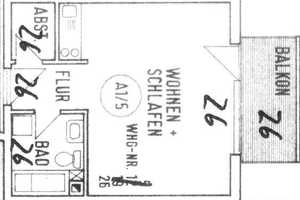 Helles 1-Zimmer Apartement mit Balkon in Ludwigshafen am Rhein - Mitte.. – Berliner Straße 48, 67059 Ludwigshafen am Rhein – Vorschaubild 15