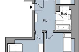 Tolle 3-Zimmer-Wohnung mit Aufzug und Balkon – 40239 Düsseltal, Düsseldorf – Vorschaubild 5