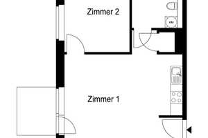 OHNE WBS - Erstbezug, sofort verfügbar - helle 2 Zimmer Wohnung mit Balkon sucht Sie! – Anne-Frank-Straße 10, 12524 Berlin – Vorschaubild 2