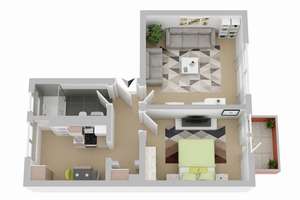 Zwei-Zimmer-Eigentumswohnung mit Potential – Die vollständige Adresse der Immobilie erhältst du vom Anbieter., 28217 Westend, Bremen – Vorschaubild 8