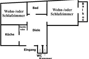 EXKLUSIV TOTALSANIERT BALKON WANNENBAD SEP. WC KOMPL. VINYL HOCHPARTERRE PKW-STELLPLÄTZE OBERBILK – 40227 Oberbilk, Düsseldorf – Vorschaubild 15