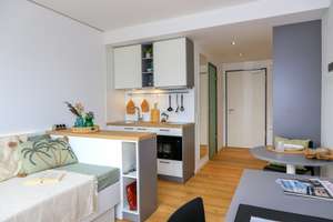 Möbliertes Apartment in Riedberg, 24 m², all inclusive, frei ab 01.10. – 60438 Kalbach-Riedberg, Frankfurt am Main – Vorschaubild 2