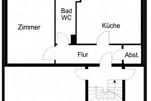 Nachmieter gesucht – Gemütliche 1-Zimmer-Dachgeschosswohnung in Salzgitter-Ringelhei – Die vollständige Adresse der Immobilie erhältst du vom Anbieter., 38259 Ringelheim, Salzgitter – Vorschaubild 2
