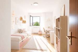 Helles Wohnen in Seenähe-bezugsfreie 3-Zimmer-Wohnung mit Balkon & 2 TG-Stellpl. in MA-Rheinau Süd – 68219 Rheinau, Mannheim – Vorschaubild 4